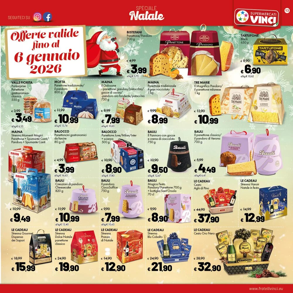 Volantino promozionale Supermercati Vinci  valide dal 01/12/2025 - Pagina 13.