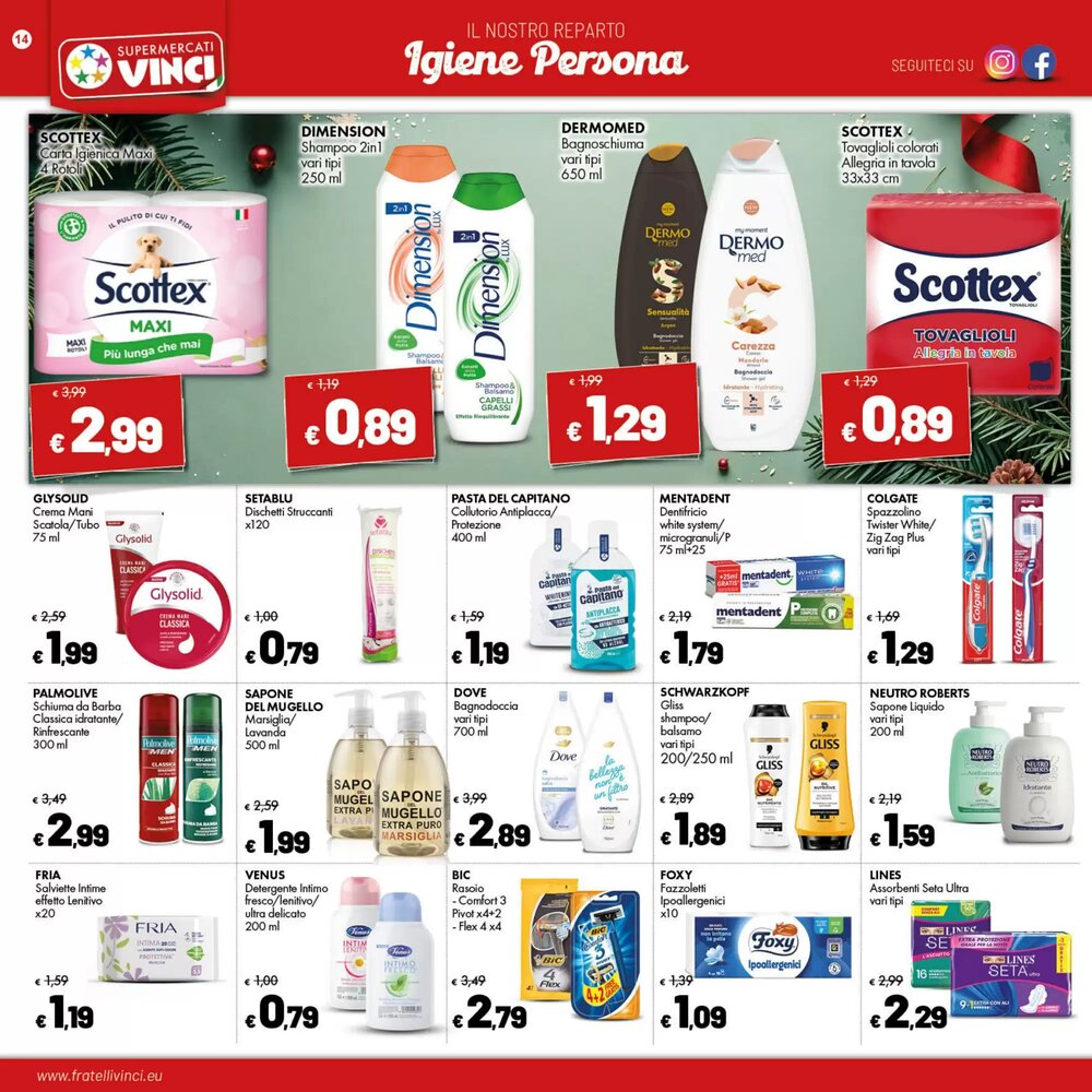 Volantino promozionale Supermercati Vinci  valide dal 01/12/2025 - Pagina 14.
