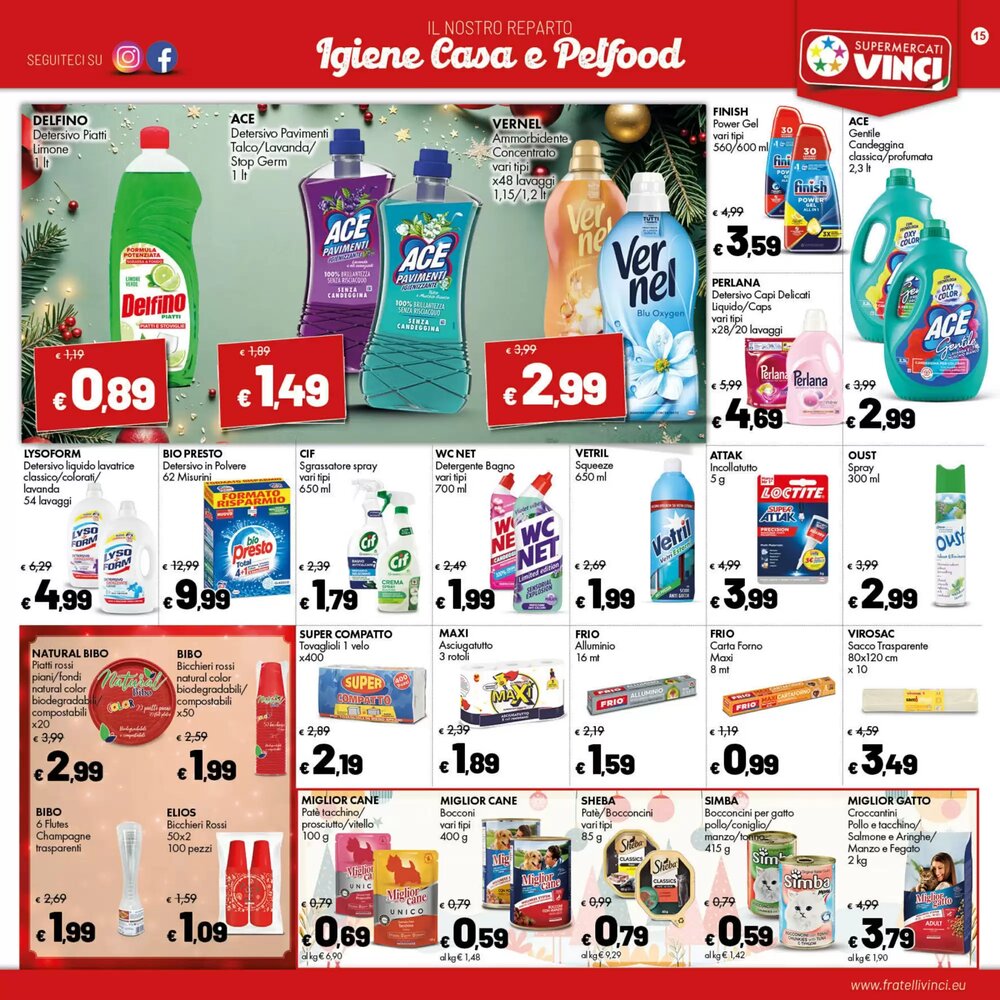 Volantino promozionale Supermercati Vinci  valide dal 01/12/2025 - Pagina 15.