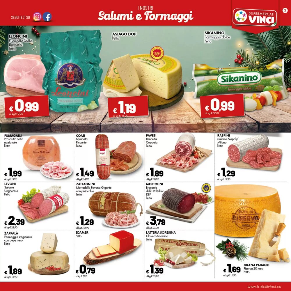 Volantino promozionale Supermercati Vinci  valide dal 01/12/2025 - Pagina 3.