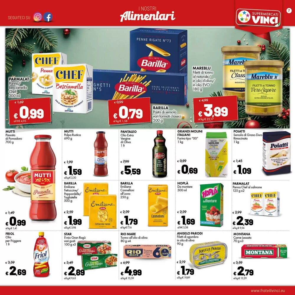 Volantino promozionale Supermercati Vinci  valide dal 01/12/2025 - Pagina 7.