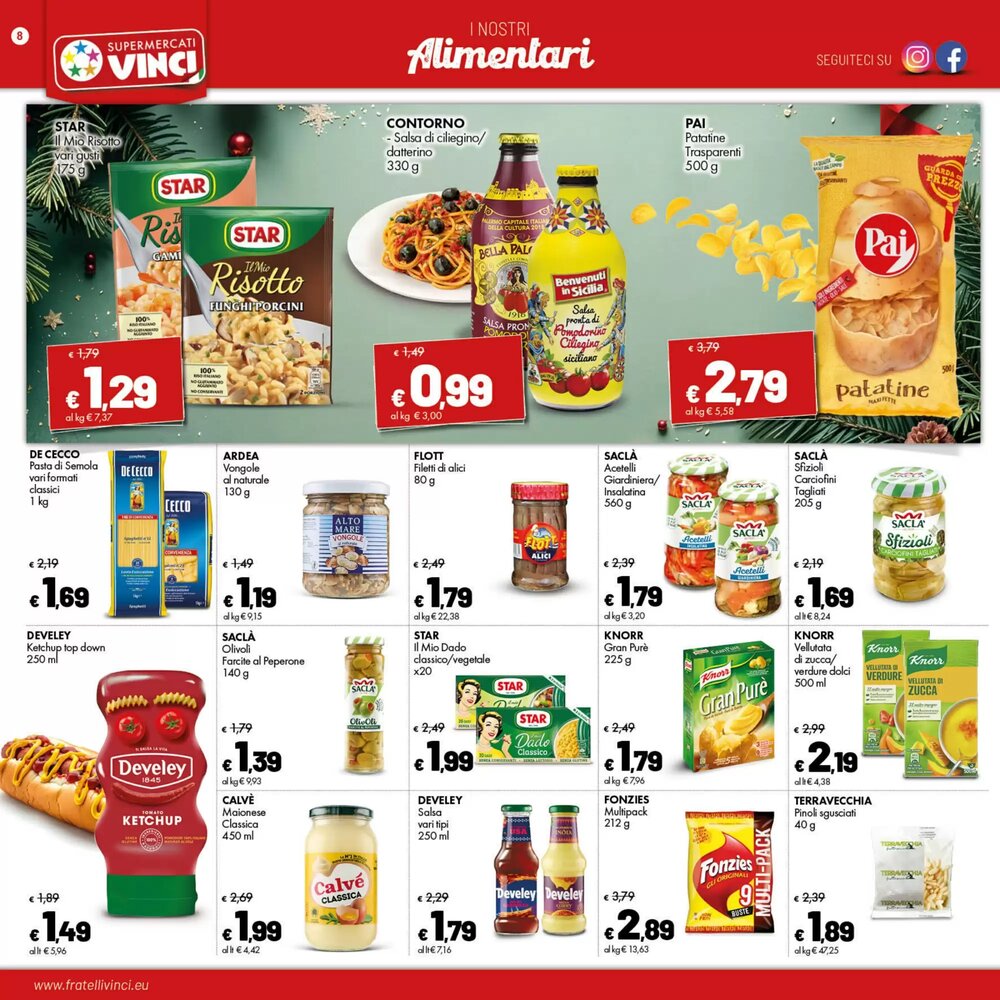 Volantino promozionale Supermercati Vinci  valide dal 01/12/2025 - Pagina 8.