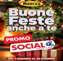 Volantino promozionale Maury's valide dal 01/12/2025