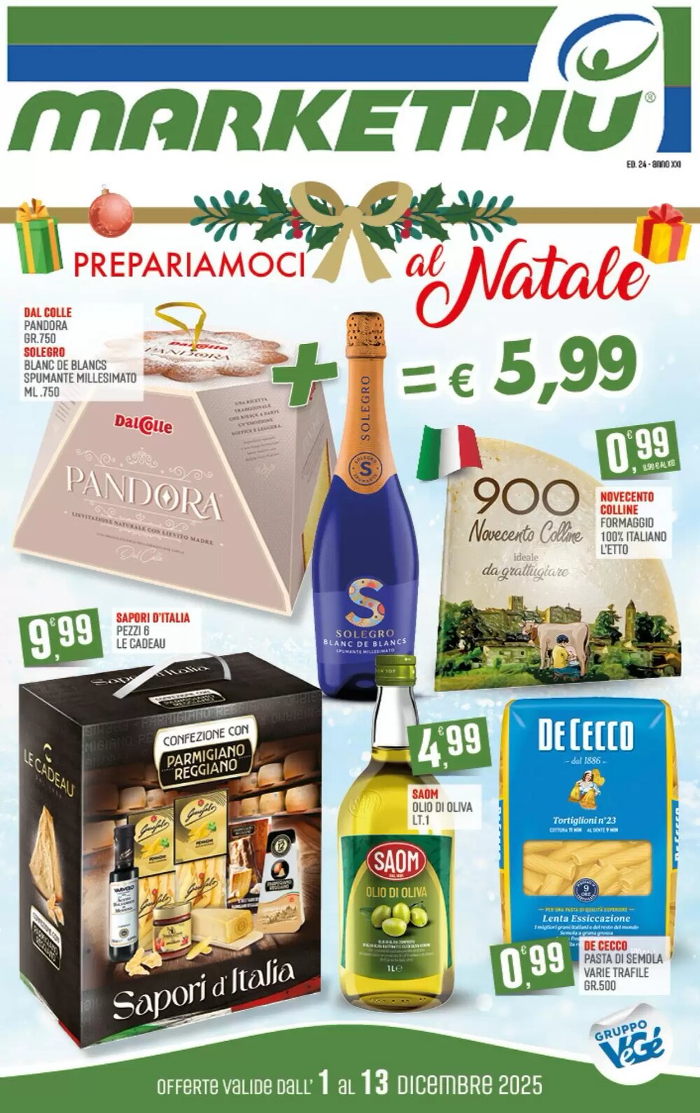 Volantino promozionale Marketpiù  valide dal 01/12/2025 - Pagina 1.