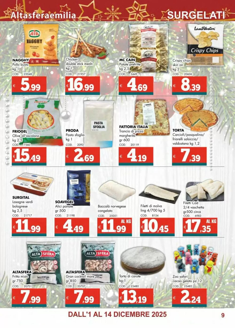 Volantino promozionale Altasfera  valide dal 01/12/2025 - Pagina 9.
