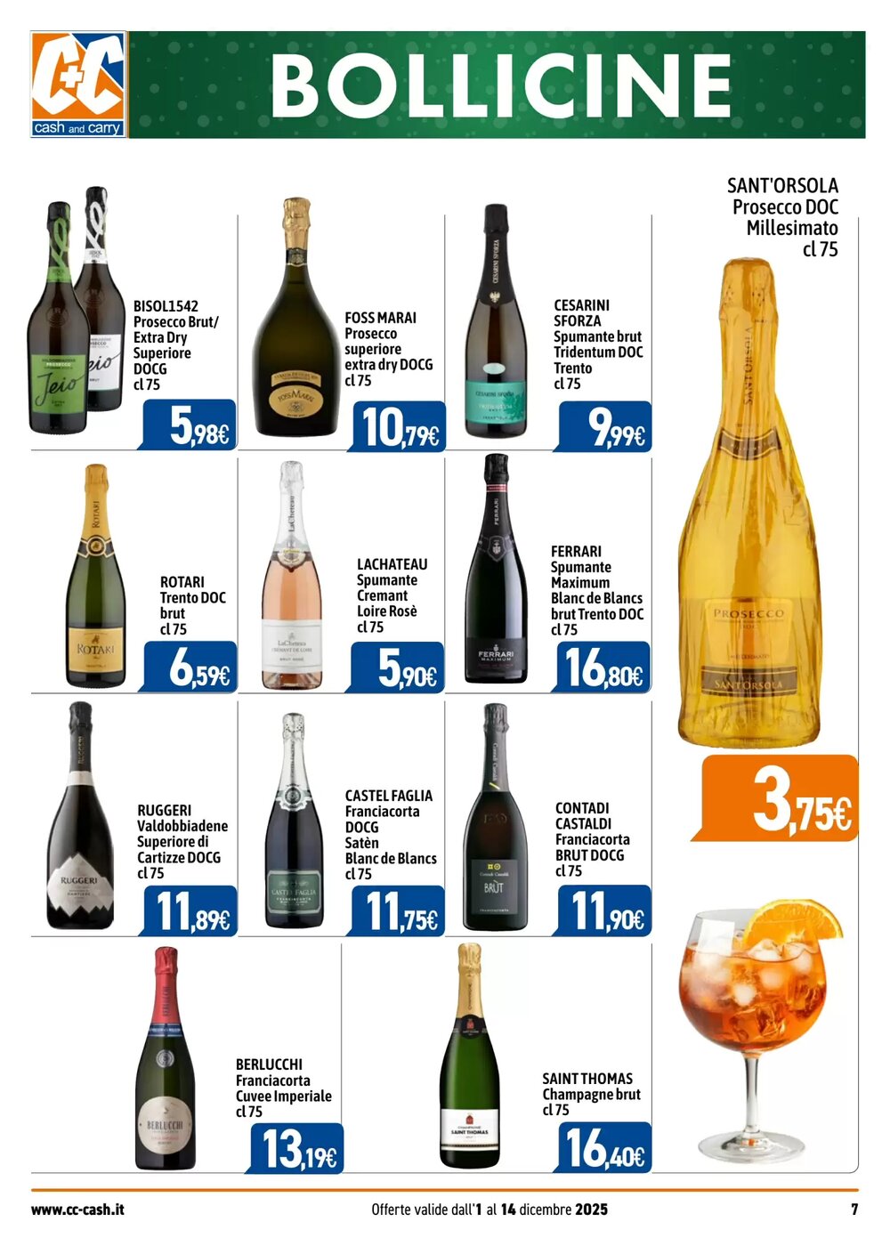 Volantino promozionale C+C Cash and Carry  valide dal 01/12/2025 - Pagina 7.