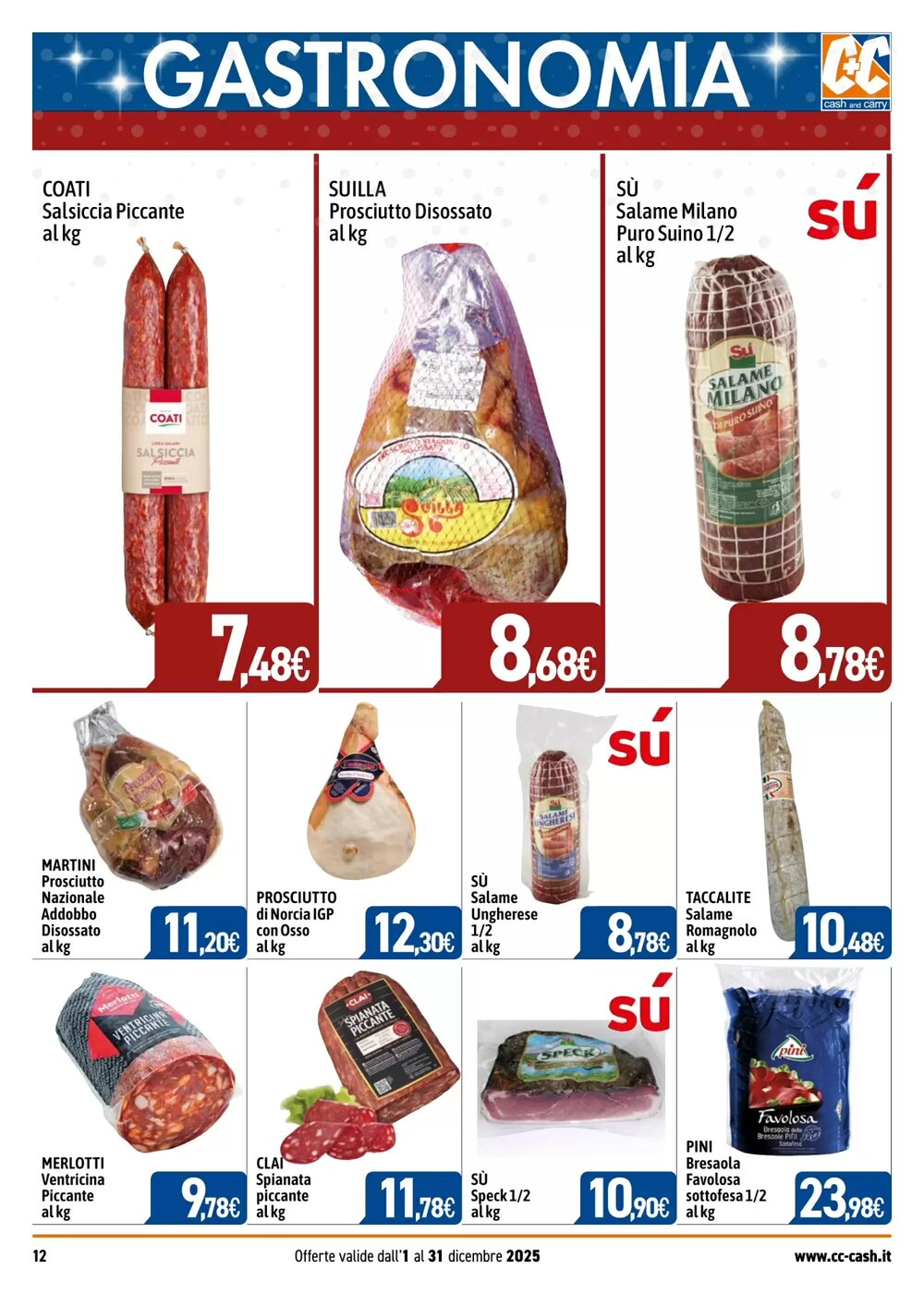 Volantino promozionale C+C Cash and Carry  valide dal 01/12/2025 - Pagina 12.