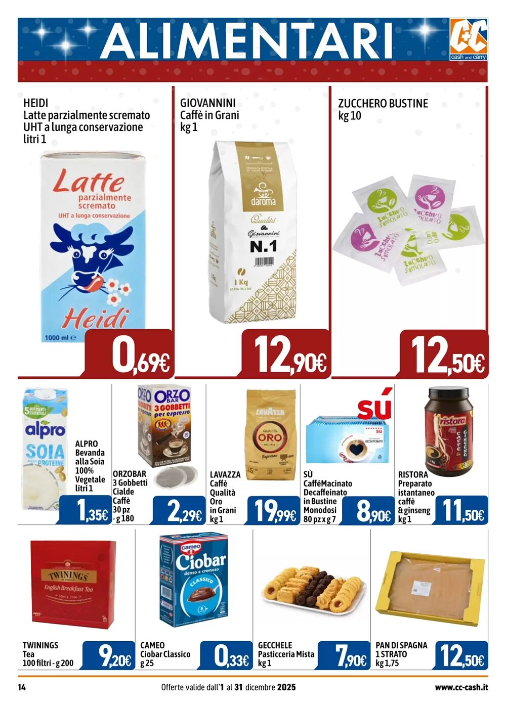 Volantino promozionale C+C Cash and Carry  valide dal 01/12/2025 - Pagina 14.