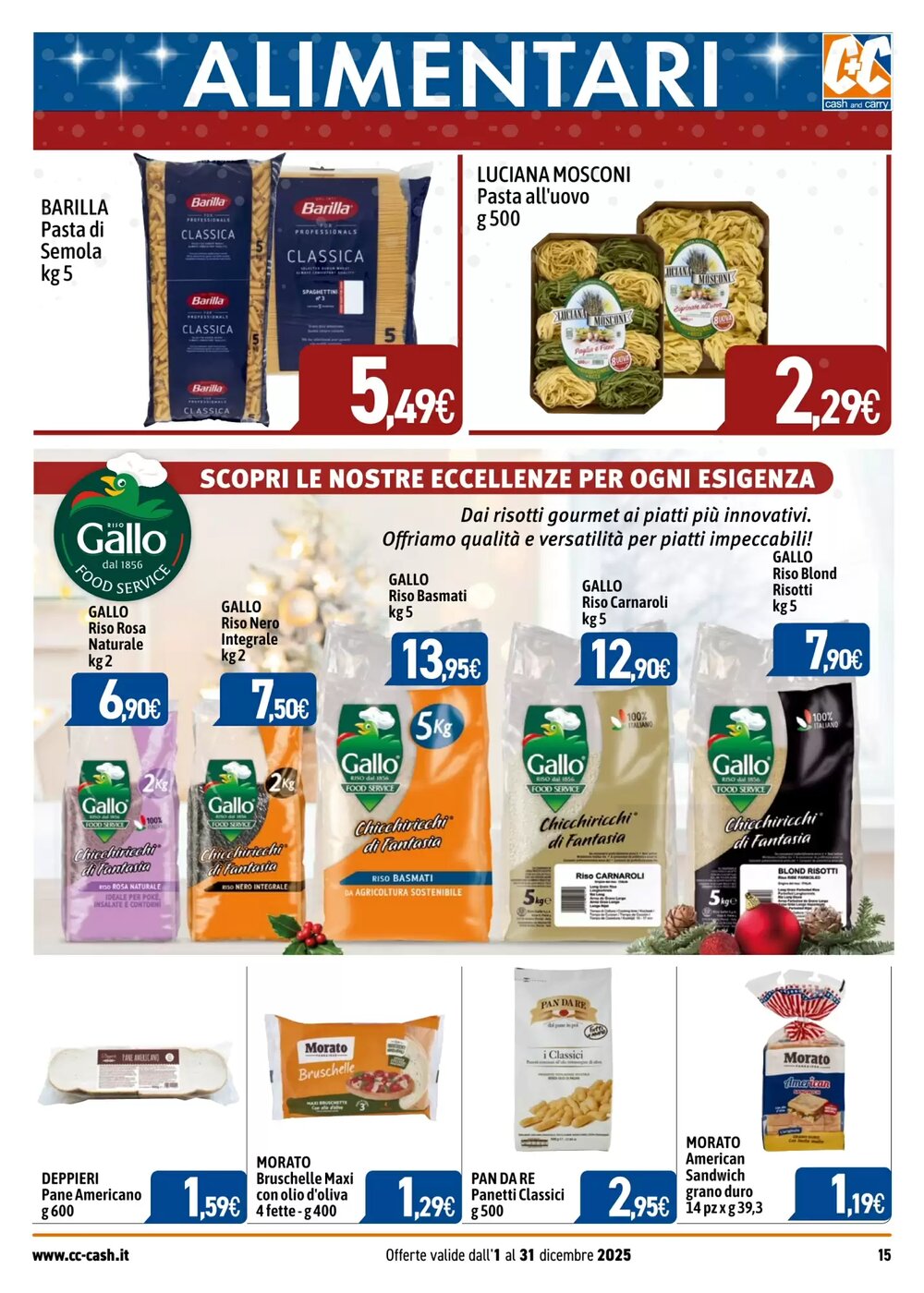 Volantino promozionale C+C Cash and Carry  valide dal 01/12/2025 - Pagina 15.