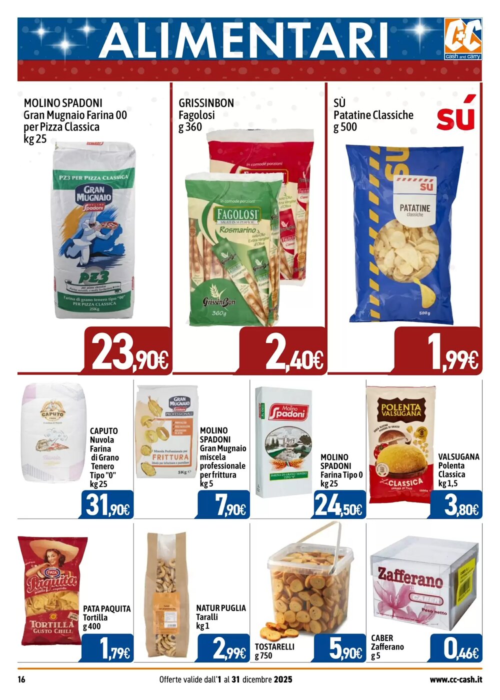Volantino promozionale C+C Cash and Carry  valide dal 01/12/2025 - Pagina 16.