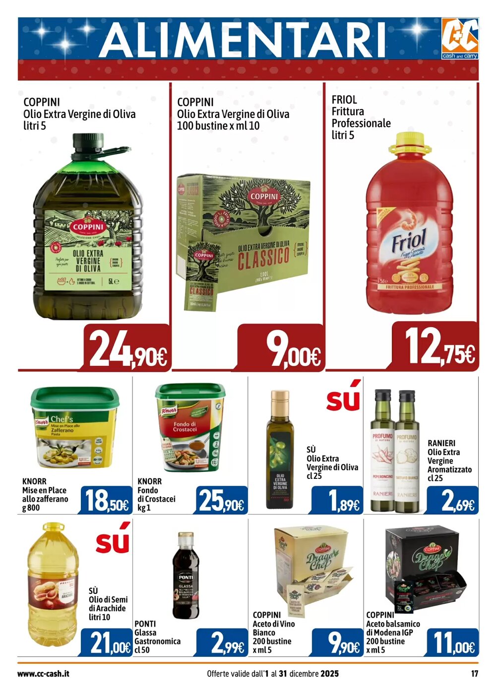 Volantino promozionale C+C Cash and Carry  valide dal 01/12/2025 - Pagina 17.