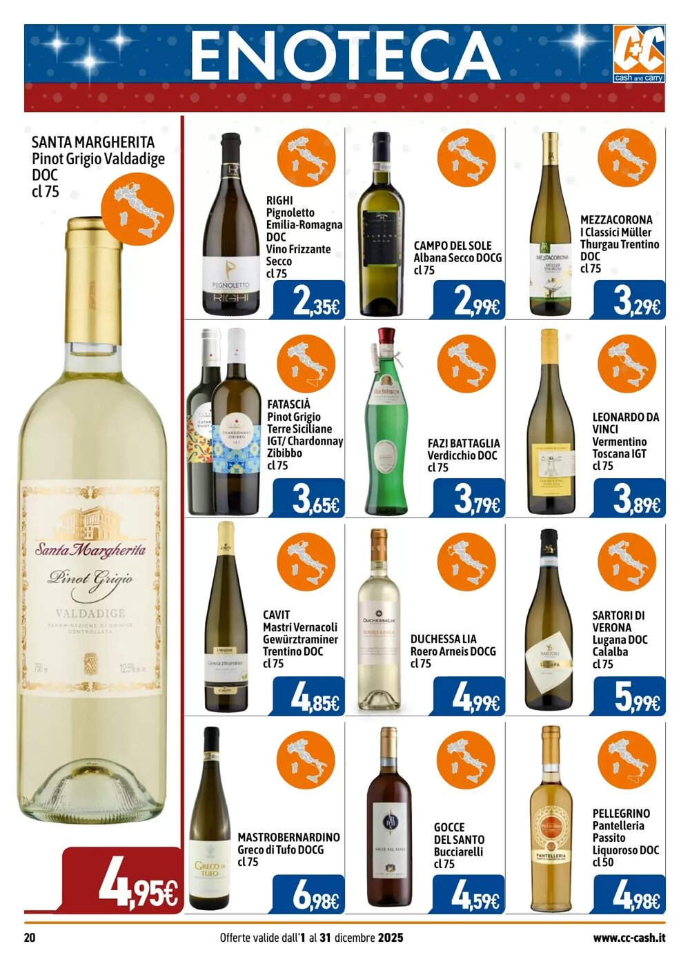 Volantino promozionale C+C Cash and Carry  valide dal 01/12/2025 - Pagina 20.