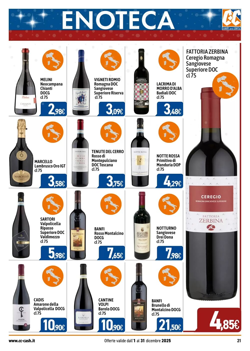 Volantino promozionale C+C Cash and Carry  valide dal 01/12/2025 - Pagina 21.