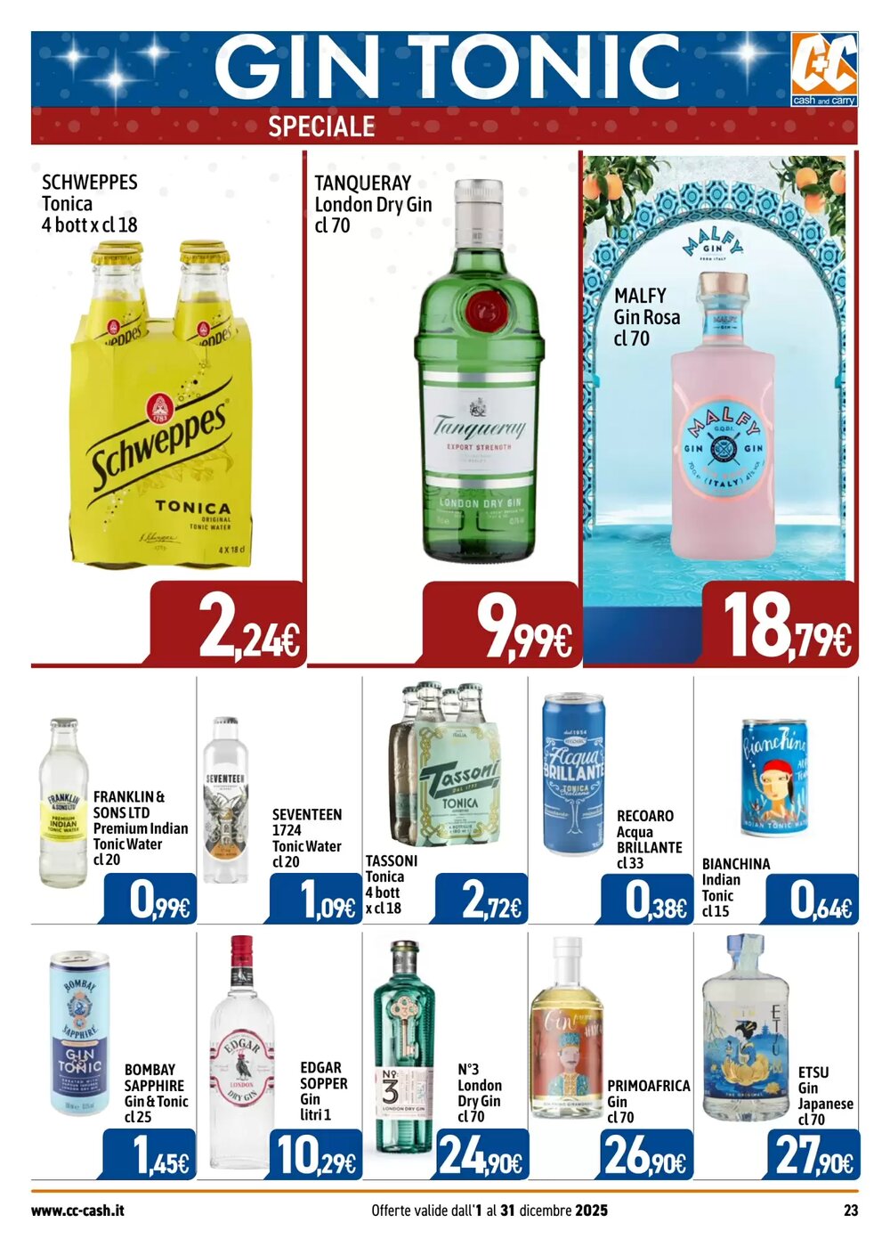 Volantino promozionale C+C Cash and Carry  valide dal 01/12/2025 - Pagina 23.
