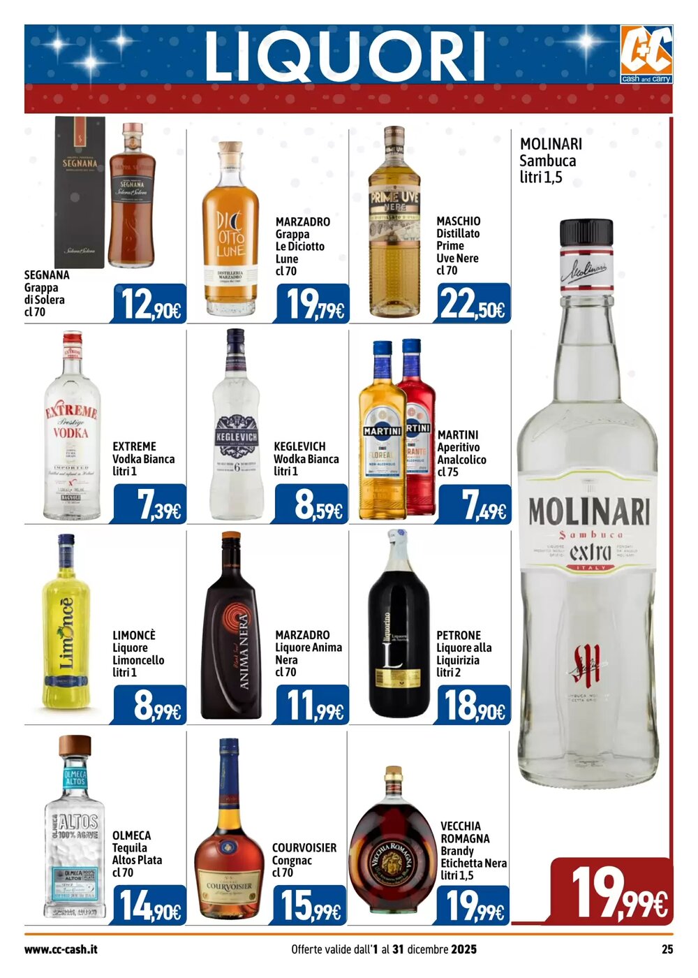 Volantino promozionale C+C Cash and Carry  valide dal 01/12/2025 - Pagina 25.