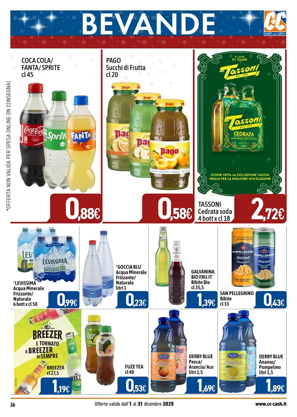 Volantino promozionale C+C Cash and Carry  valide dal 01/12/2025 - Pagina 26.