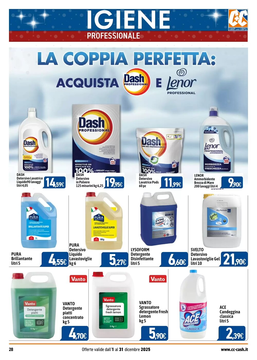 Volantino promozionale C+C Cash and Carry  valide dal 01/12/2025 - Pagina 28.