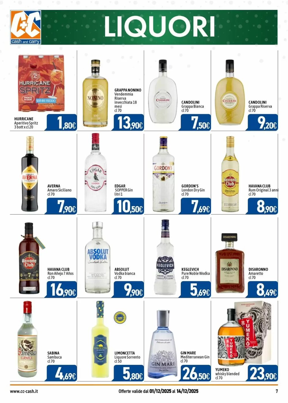Volantino promozionale C+C Cash and Carry  valide dal 01/12/2025 - Pagina 7.