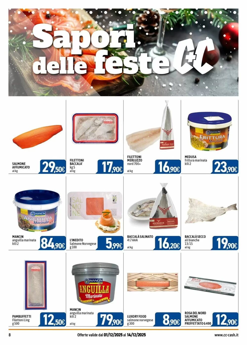Volantino promozionale C+C Cash and Carry  valide dal 01/12/2025 - Pagina 8.