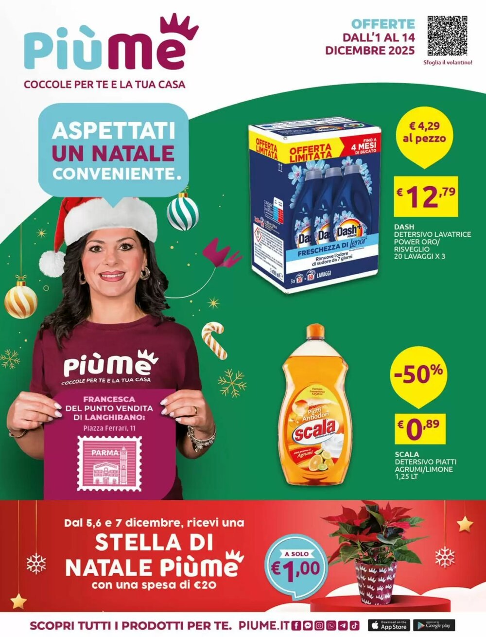 Volantino promozionale PiùMe  valide dal 01/12/2025 - Pagina 1.