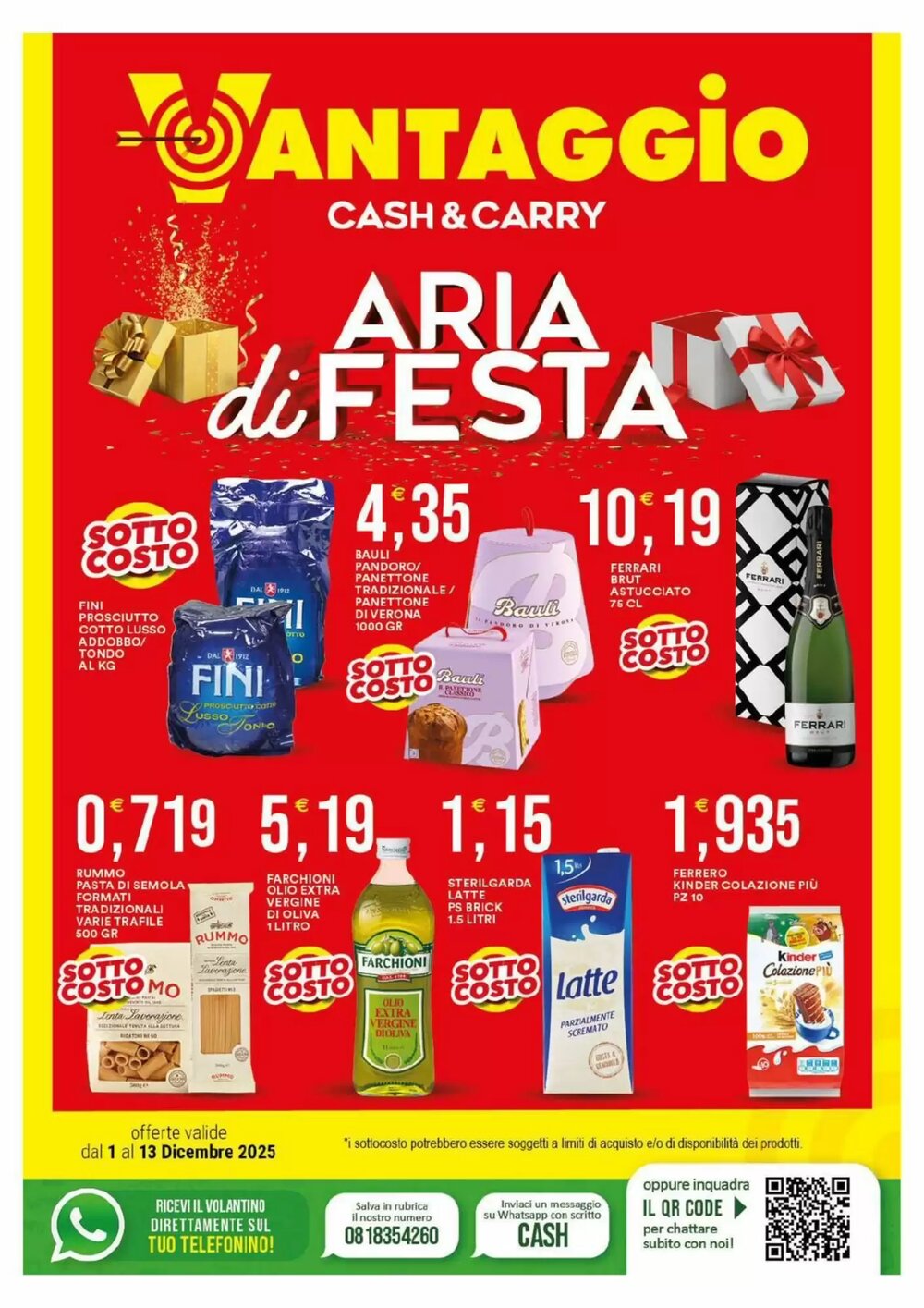 Volantino promozionale Vantaggio Cash&Carry valide dal 01/12/2025 - Pagina 1.