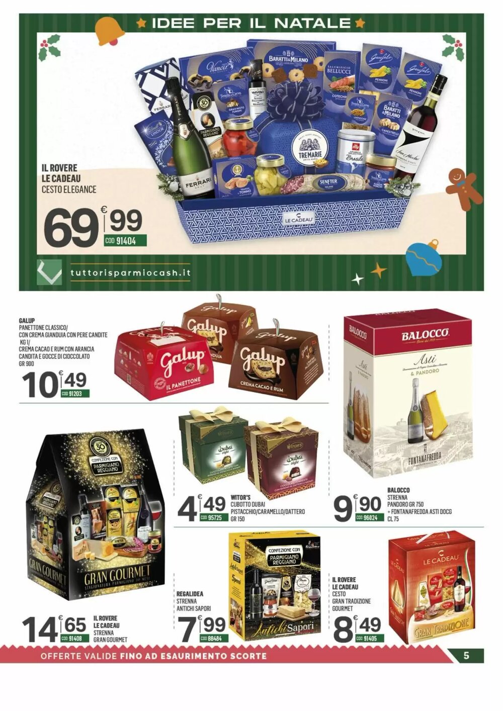 Volantino promozionale Tutto Risparmio Cash&Carry  valide dal 01/12/2025 - Pagina 5.