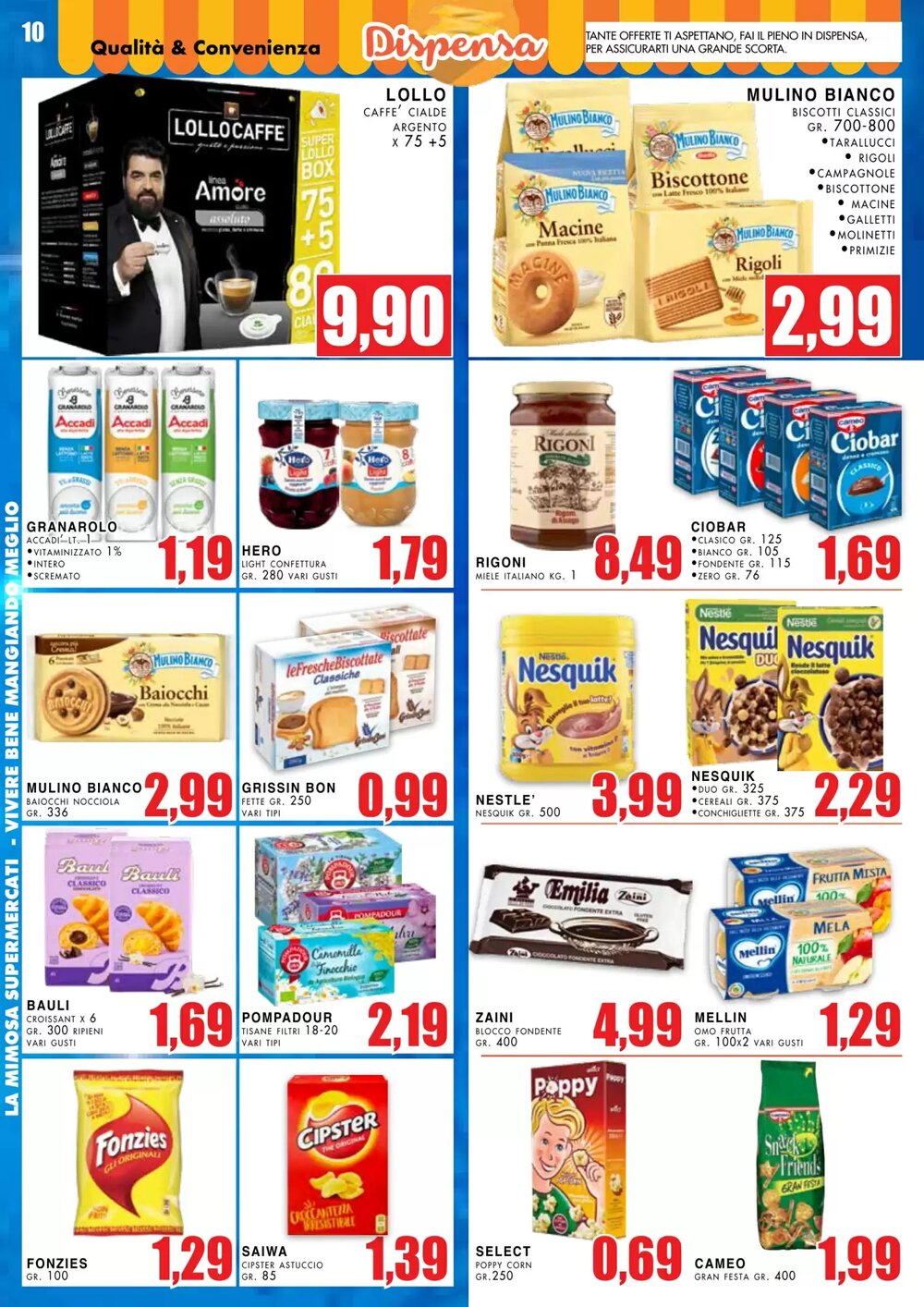 Volantino promozionale La Mimosa Supermercati  valide dal 01/12/2025 - Pagina 10.