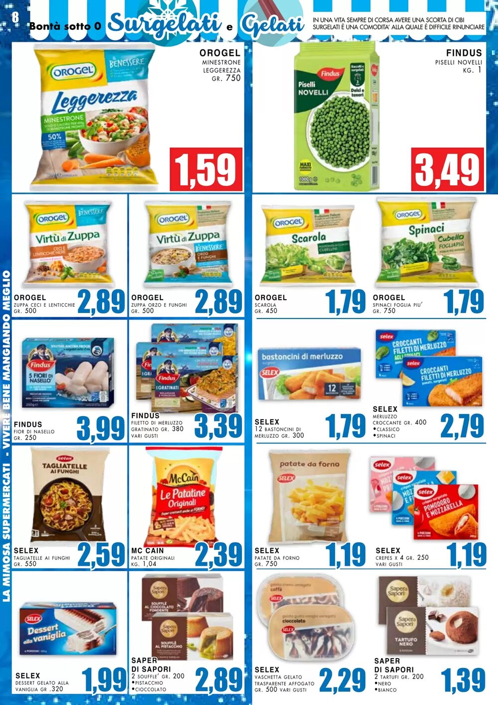 Volantino promozionale La Mimosa Supermercati  valide dal 01/12/2025 - Pagina 8.