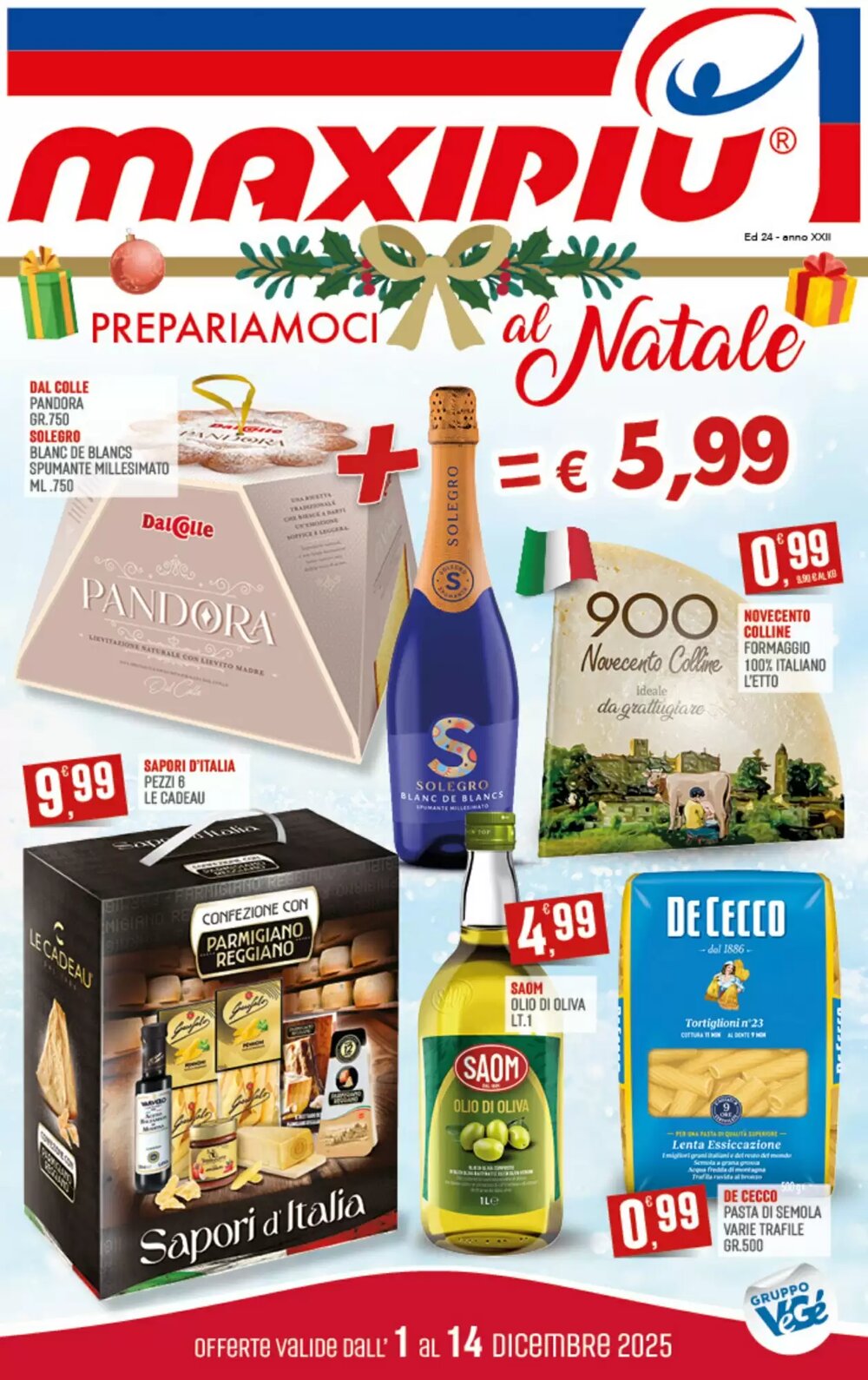Volantino promozionale Maxipiù  valide dal 01/12/2025 - Pagina 1.