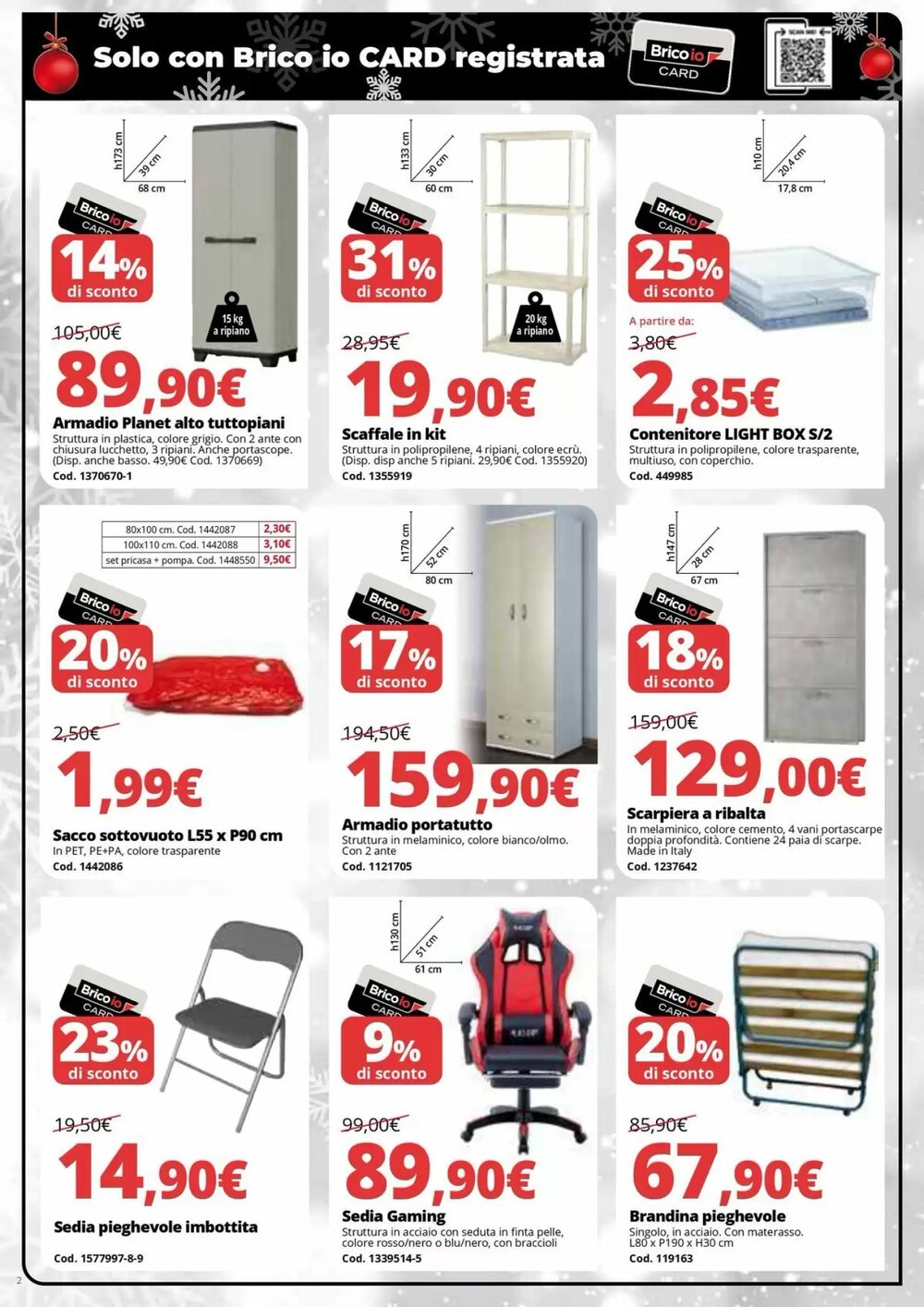 Volantino promozionale Brico Io  valide dal 01/12/2025 - Pagina 2.