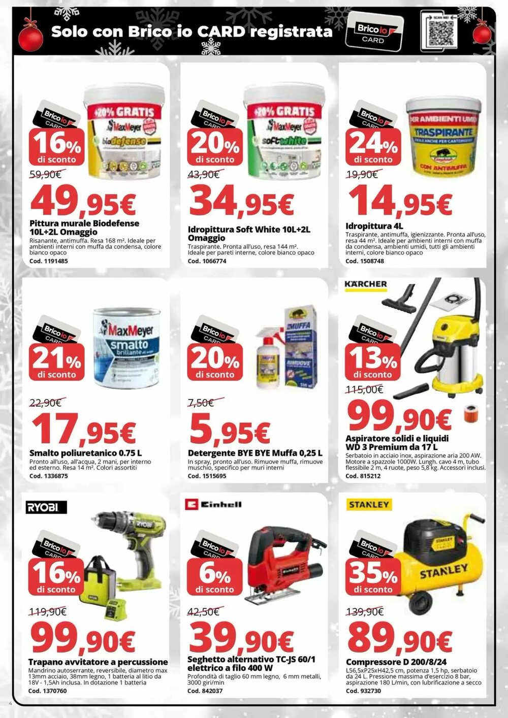 Volantino promozionale Brico Io  valide dal 01/12/2025 - Pagina 4.