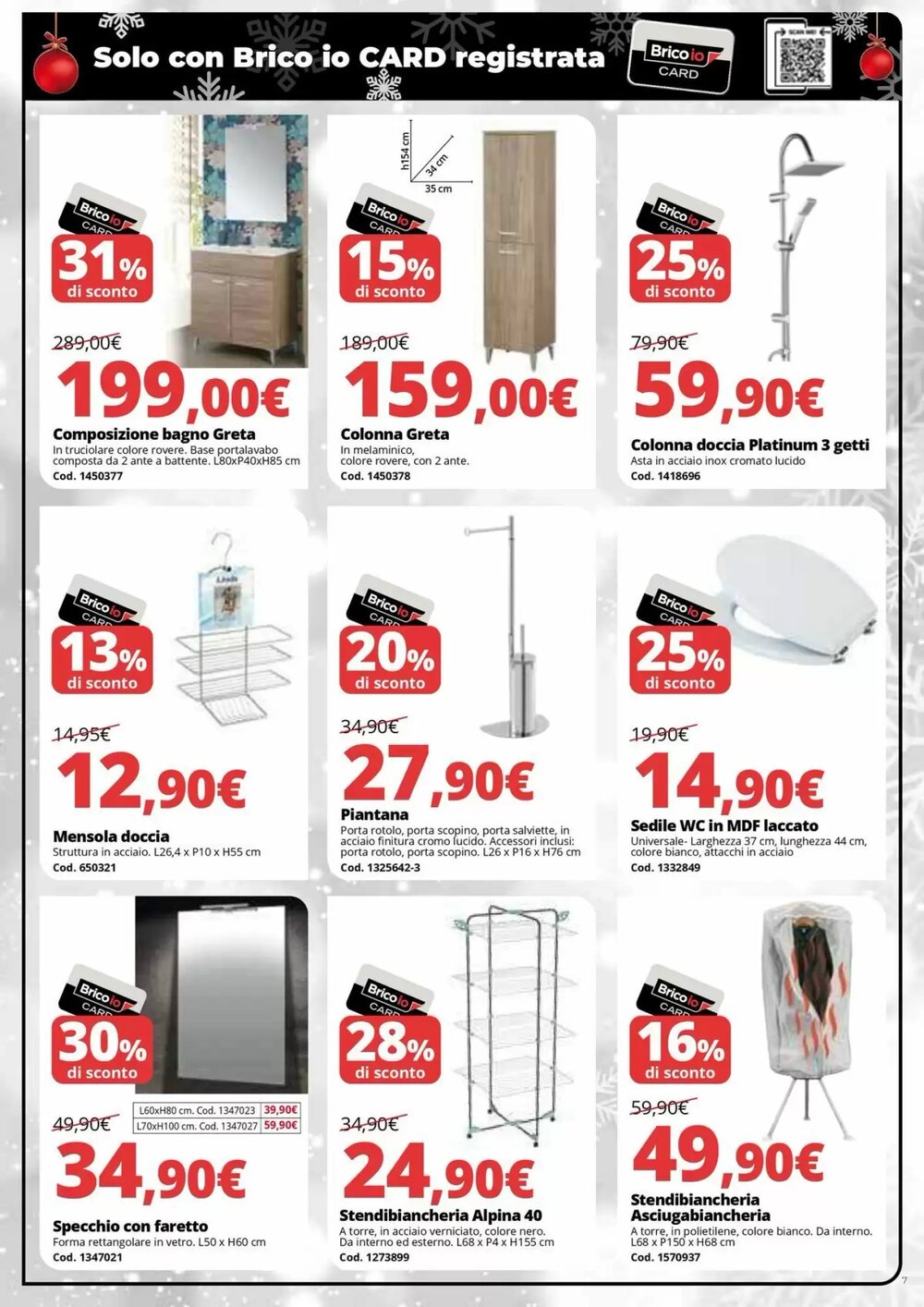 Volantino promozionale Brico Io  valide dal 01/12/2025 - Pagina 7.