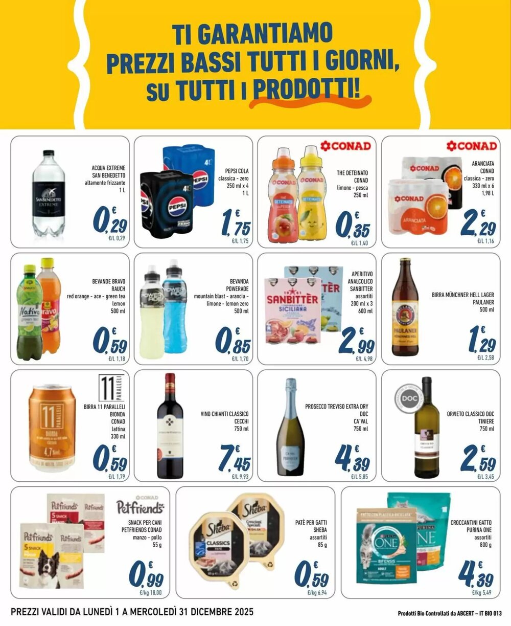 Volantino promozionale Spesa Facile Conad  valide dal 01/12/2025 - Pagina 10.