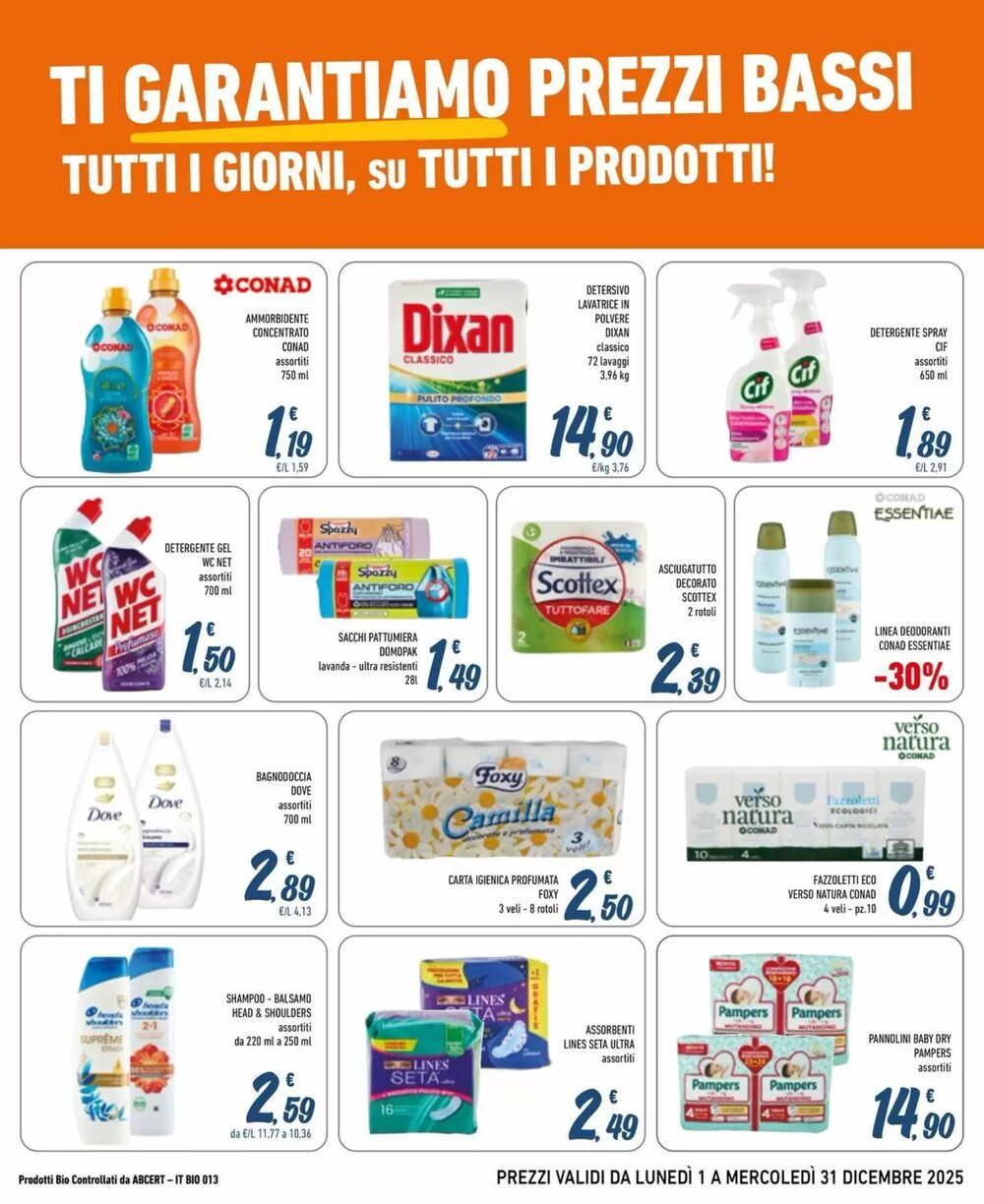 Volantino promozionale Spesa Facile Conad  valide dal 01/12/2025 - Pagina 11.
