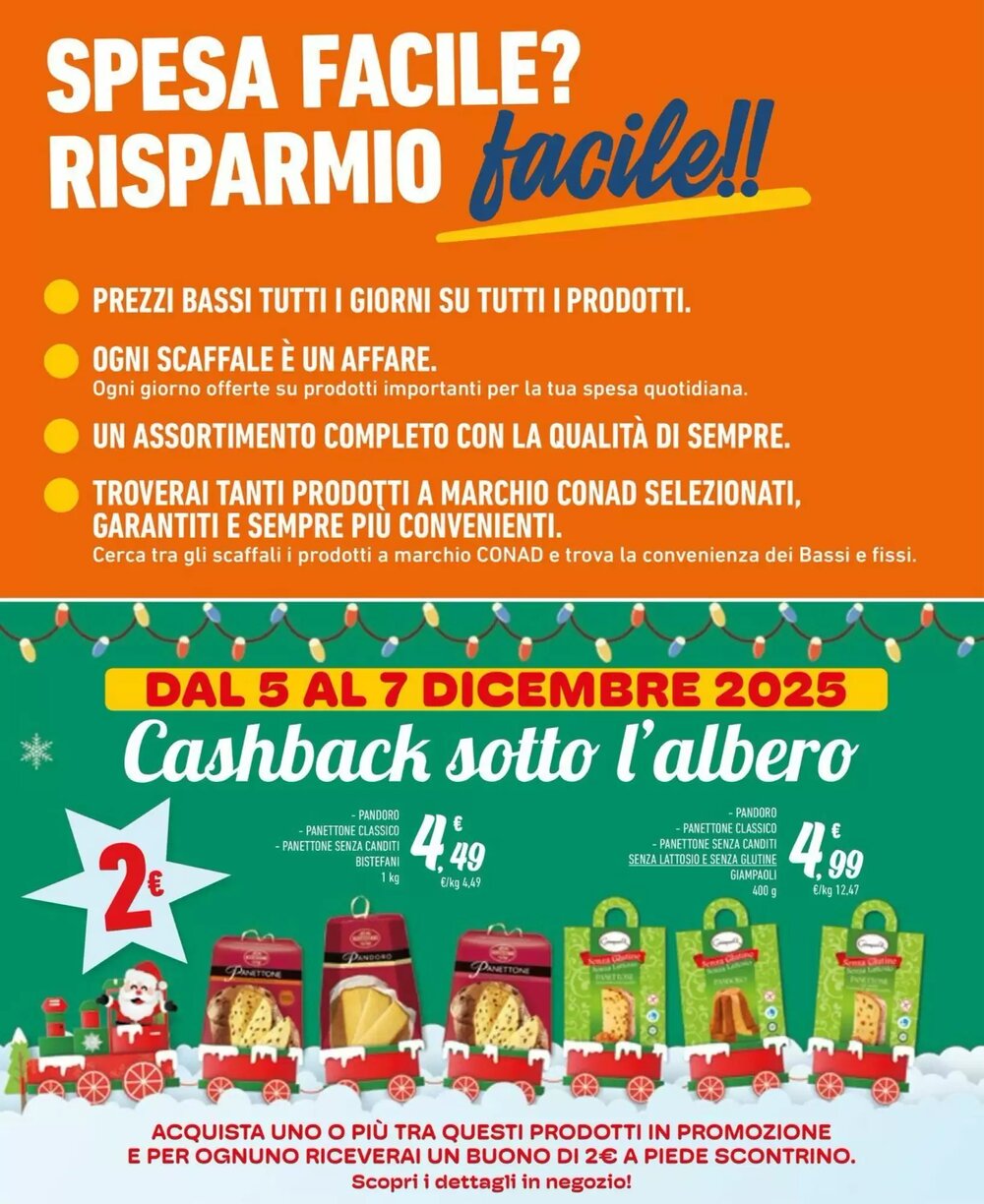 Volantino promozionale Spesa Facile Conad  valide dal 01/12/2025 - Pagina 2.