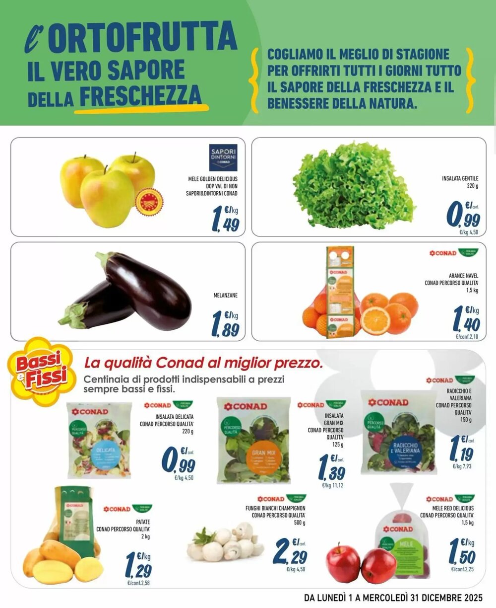 Volantino promozionale Spesa Facile Conad  valide dal 01/12/2025 - Pagina 3.