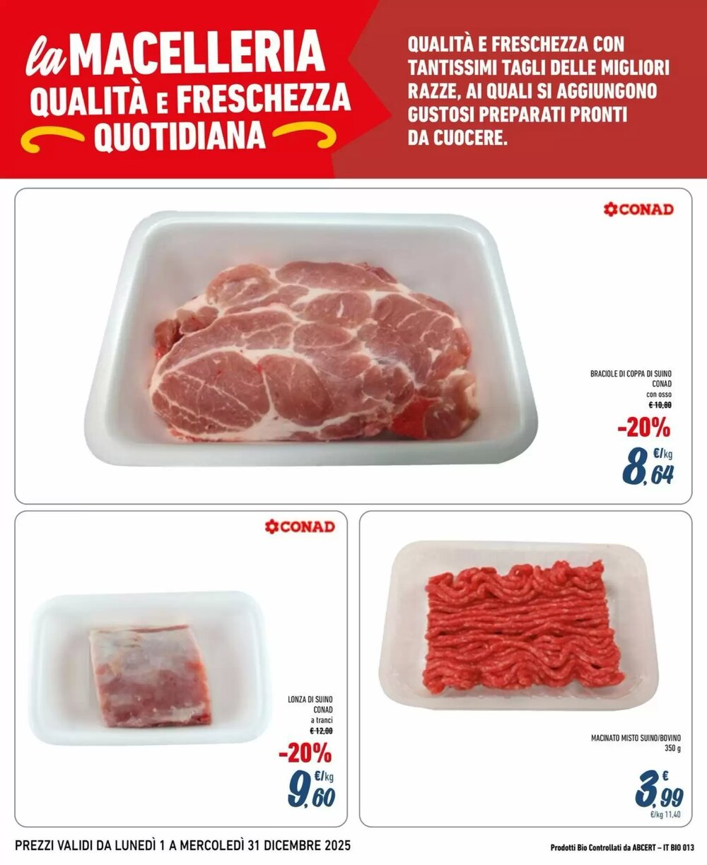 Volantino promozionale Spesa Facile Conad  valide dal 01/12/2025 - Pagina 4.