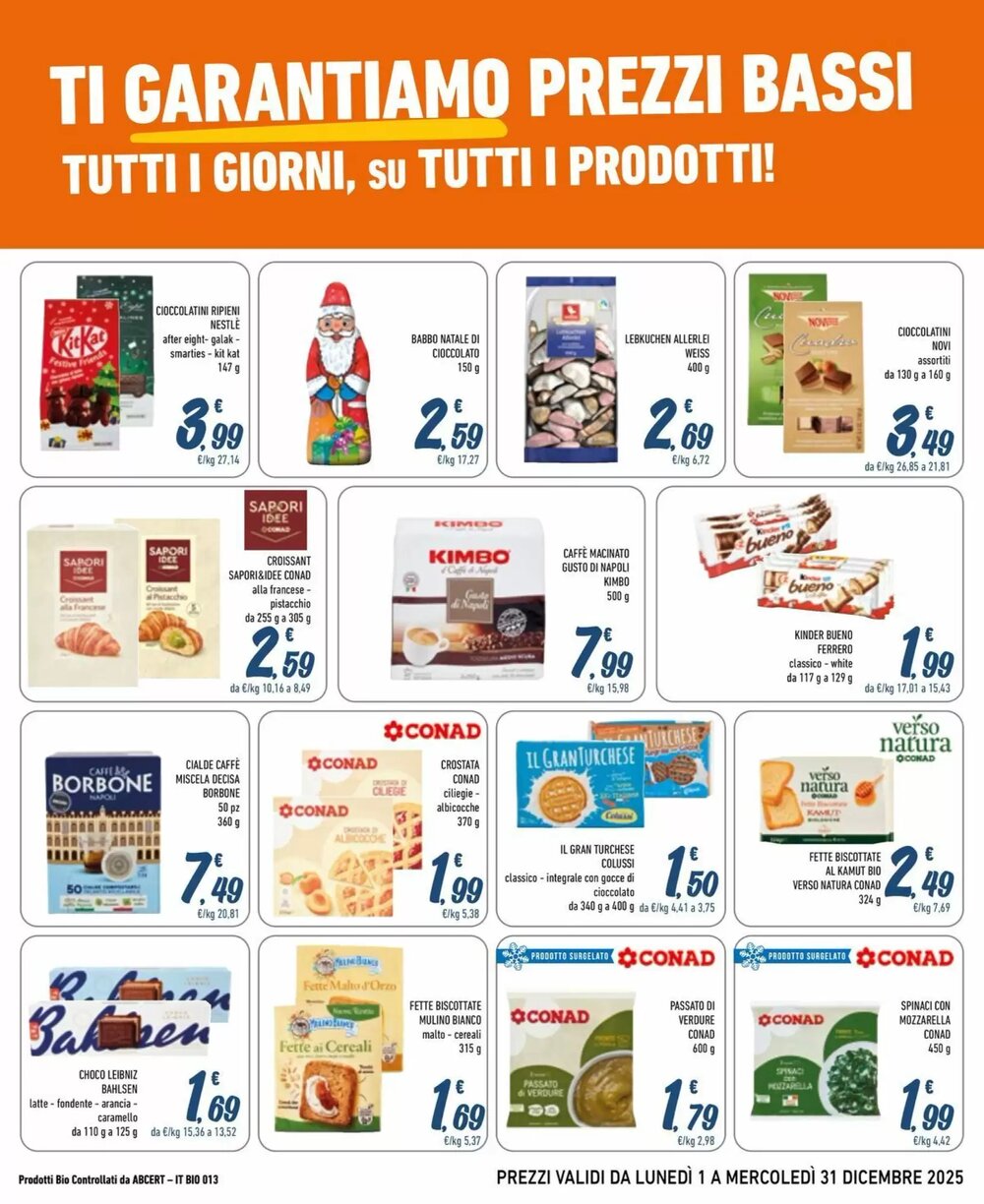 Volantino promozionale Spesa Facile Conad  valide dal 01/12/2025 - Pagina 9.