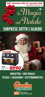 Volantino promozionale Famila Superstore  valide dal 01/12/2025