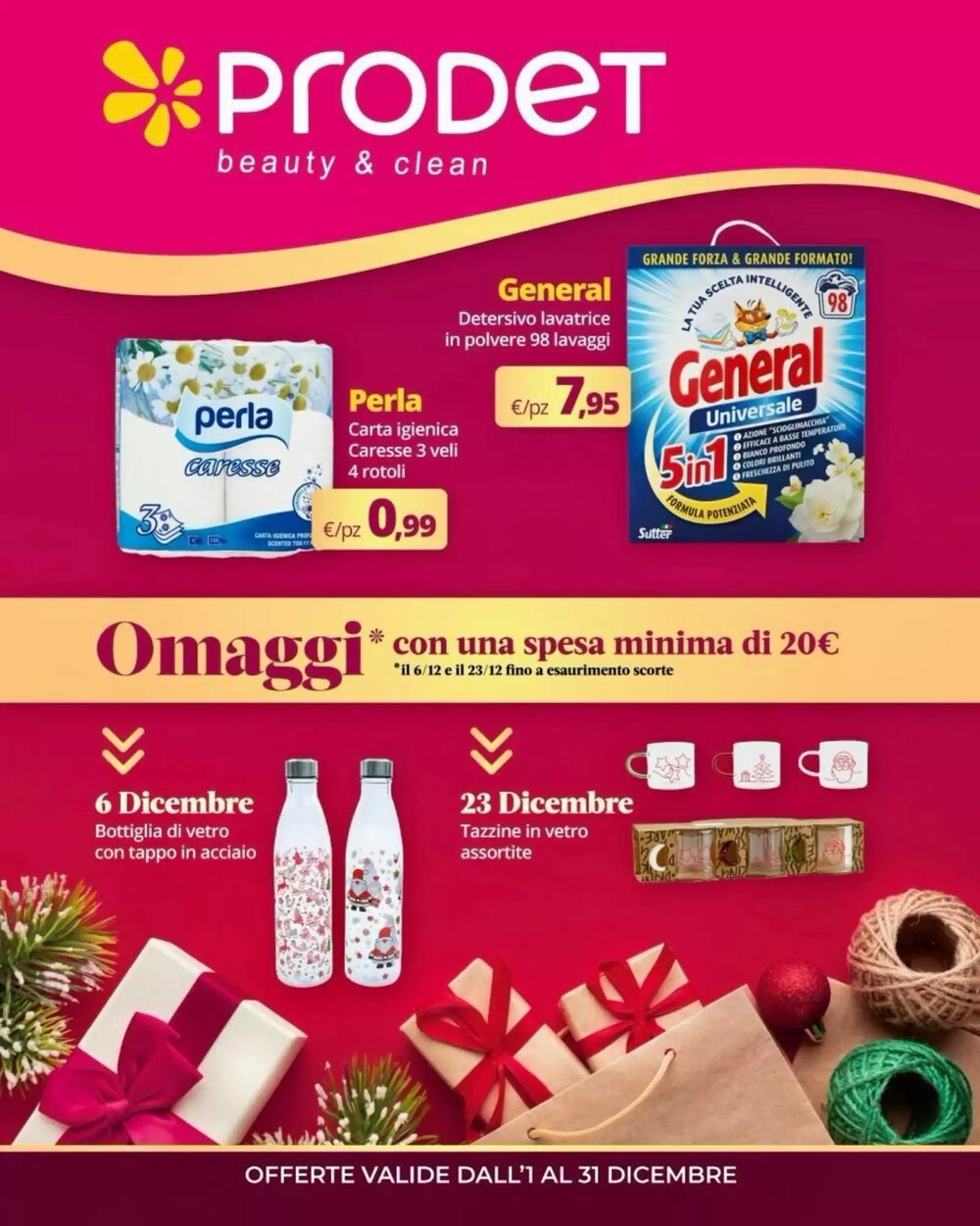 Volantino promozionale Prodet  valide dal 01/12/2025 - Pagina 1.