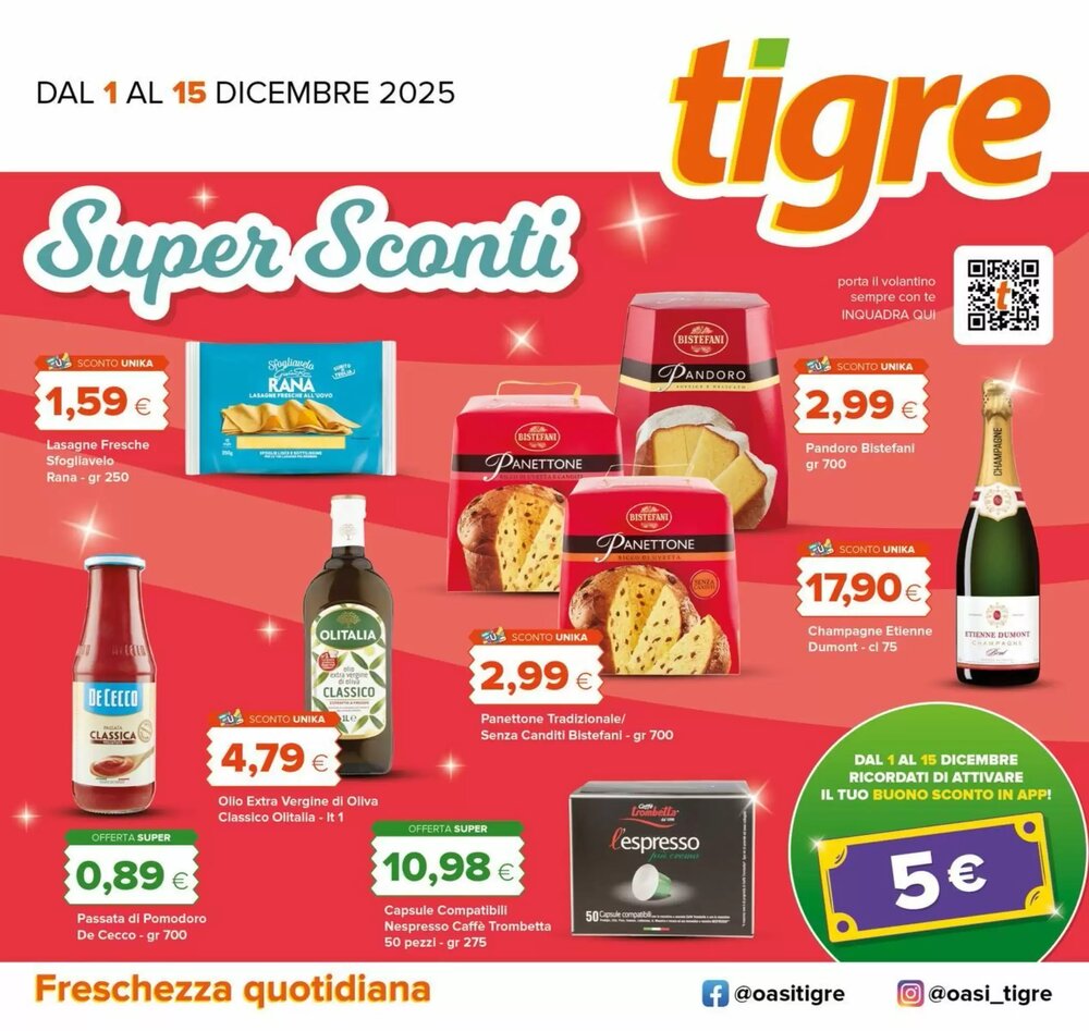 Volantino promozionale Tigre  valide dal 01/12/2025 - Pagina 1.