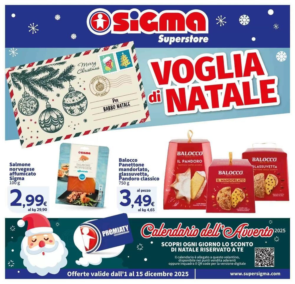 Volantino promozionale Sigma  valide dal 01/12/2025 - Pagina 1.