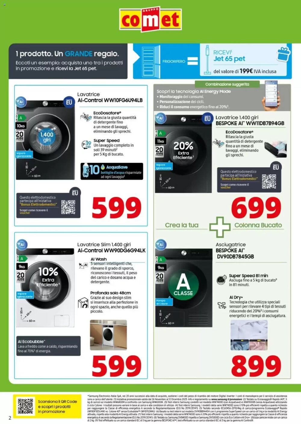 Volantino promozionale Comet  valide dal 02/12/2025 - Pagina 2.