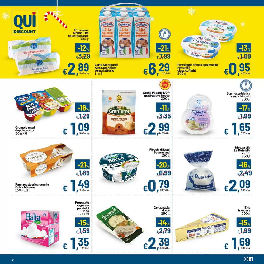 Volantino promozionale Qui Discount  valide dal 02/12/2025 - Pagina 2.