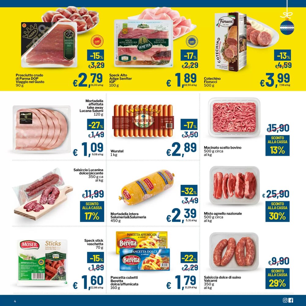 Volantino promozionale Qui Discount  valide dal 02/12/2025 - Pagina 4.