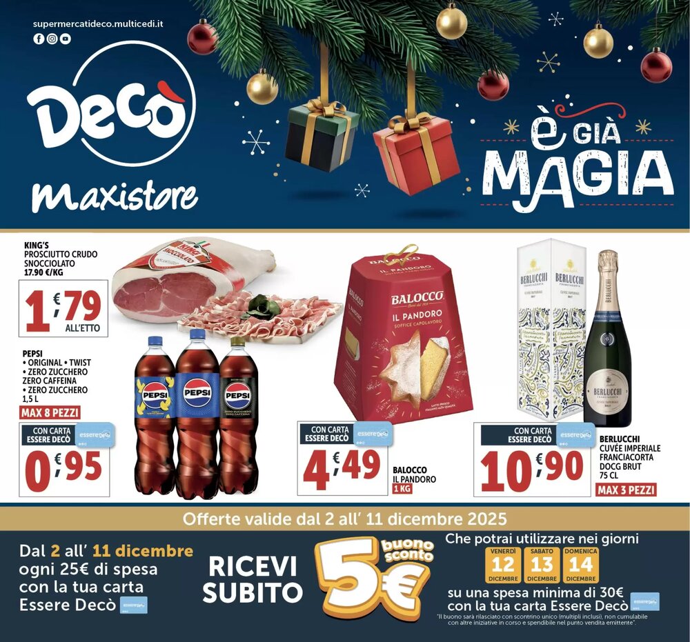 Volantino promozionale Deco Maxistore  valide dal 02/12/2025 - Pagina 1.