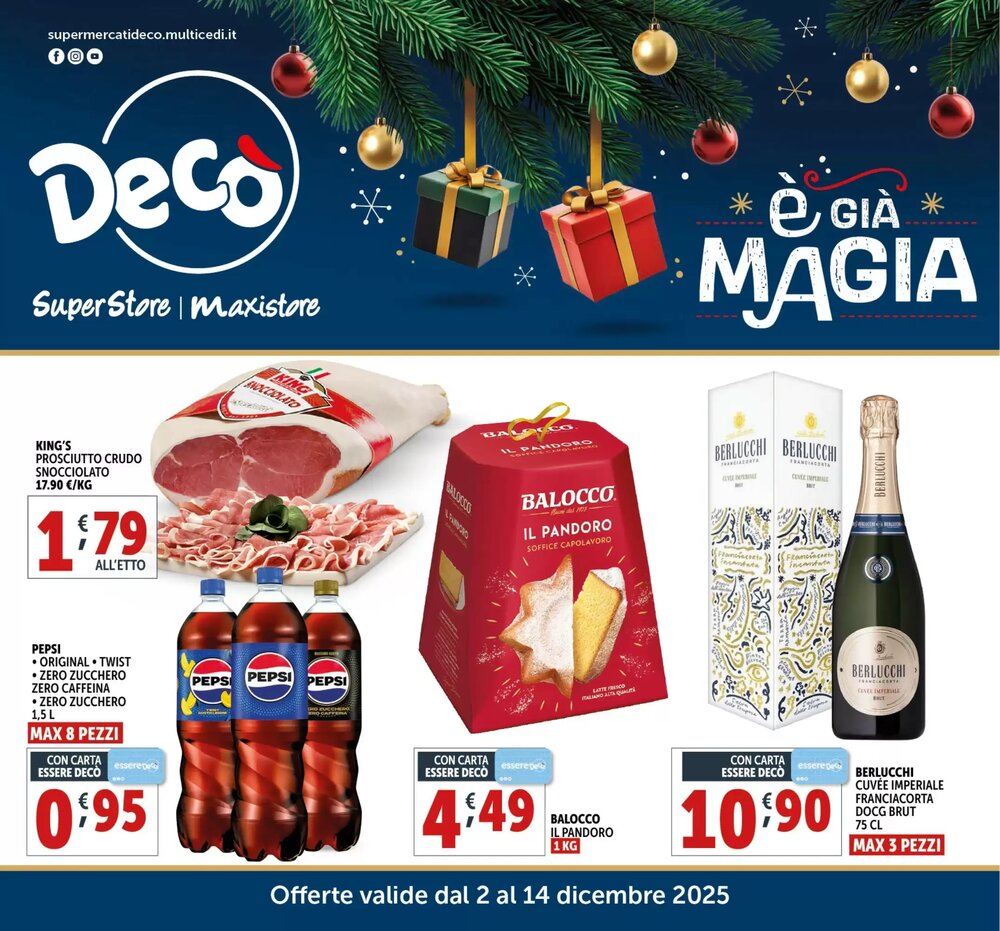 Volantino promozionale Deco Superstore  valide dal 02/12/2025 - Pagina 1.