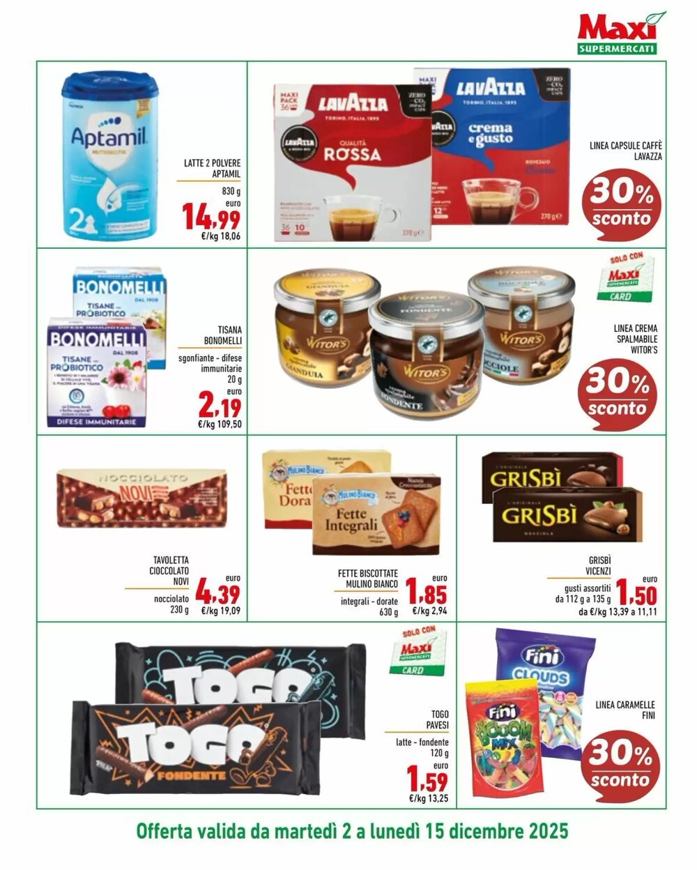 Volantino promozionale Maxi Supermercati  valide dal 02/12/2025 - Pagina 11.