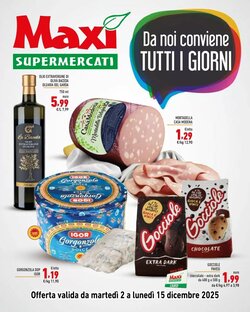 Volantino promozionale Maxi Supermercati  valide dal 02/12/2025