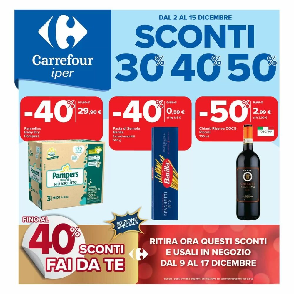 Volantino promozionale Carrefour Iper  valide dal 02/12/2025 - Pagina 1.